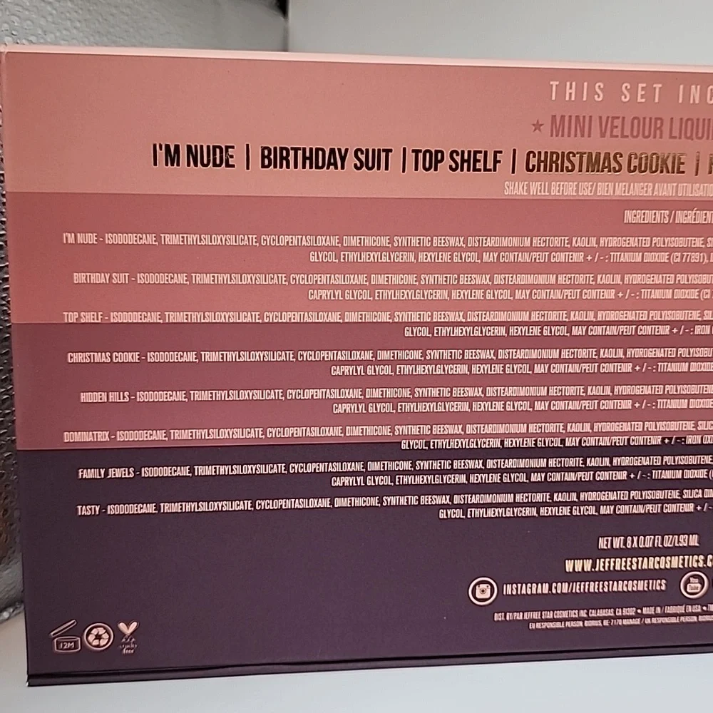 Jeffree Star Mini Velour Liquid Lipstick Set - Volume 2 Open Here For Nudes